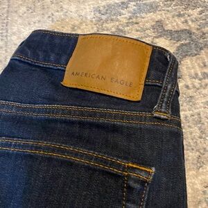 American eagle tapered leg/ dark blu